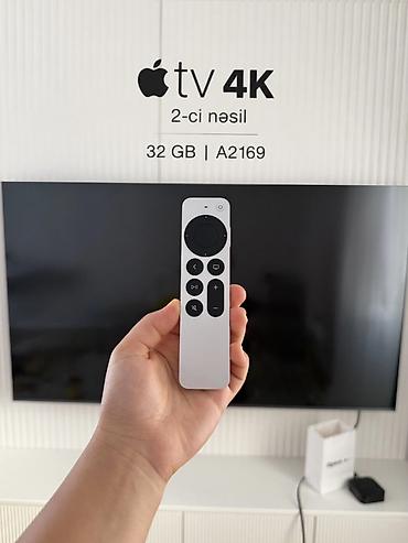 🍎 Apple TV 4K 2-ci nəsil (2021)| 32 GB | A2169 Çox səliqəli və işlək lalafo.az -da 🍎 Apple TV 4K 2-ci nəsil (2021)| 32 GB | A2169 Çox səliqəli və işlək