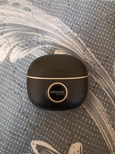 Audio: İşlənmiş Simsiz (Bluetooth) Qulaqcıqlar, Aiwa, rəng - Qara — 2