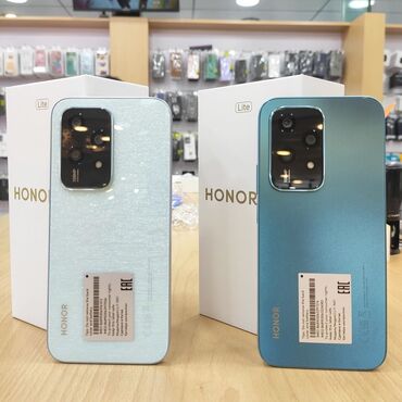 qusar telefon: Honor 200 Lite, 256 GB, rəng - Göy, Zəmanət, Sensor, Barmaq izi
