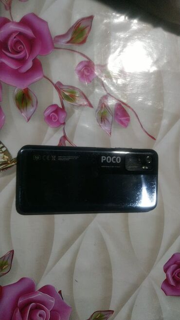 işlenmiş ucuz telefonlar: Poco M3 Pro 5G, 64 GB, rəng - Boz, Barmaq izi, Face ID