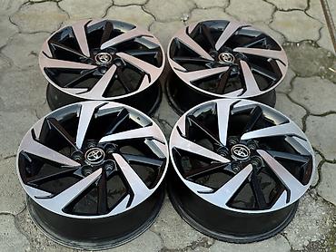 01: Литые Диски R 17 Toyota, Комплект, отверстий - 5, Б/у — 4