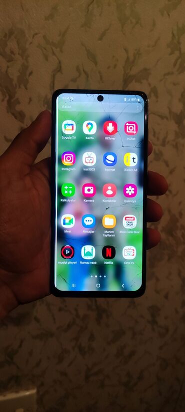 Samsung: Samsung Galaxy A51, 128 GB, rəng - Ağ, Sensor, Barmaq izi, İki sim kartlı