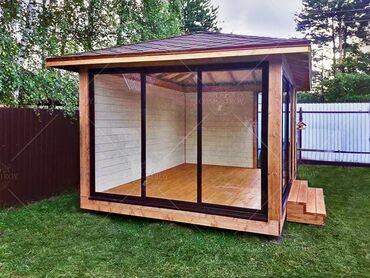 Digər bağ, çöl mebeli: Taxta bağ köşkü / açıq hava lounge pavilyonu - Dizayn: Müasir -da lalafo.az — 4 Digər bağ, çöl mebeli: Taxta bağ köşkü / açıq hava lounge pavilyonu - Dizayn: Müasir — 4