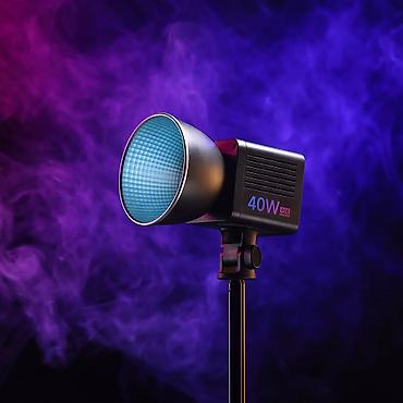 Фото и видеокамеры: Ulanzi 40W RGB portativ studiya işığı - Güc: 40W (Overclock rejimi — 9