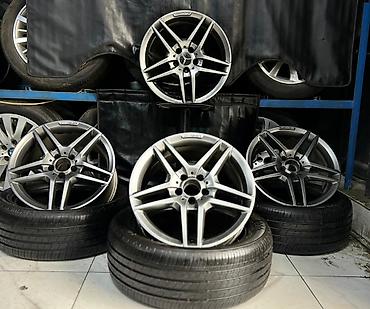 Диски: Литые Диски R 18 Mercedes-Benz, Комплект, отверстий - 5, Б/у — 1