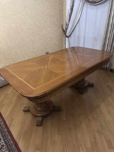 Masa və oturacaq dəstləri: Qonaq otağı üçün, Açılan, 8 stul — 13