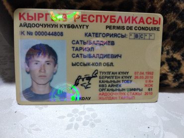 Серия И Номер Водительского Удостоверения Кыргызстана Где Посмотреть