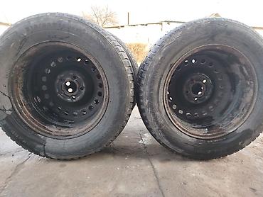 балон кышкы: Дөңгөлөктөр монтажда 215 / 65 / R 16, Кыш, Колдонулган, Комплект, Жеңил унаалар, Темир — 5