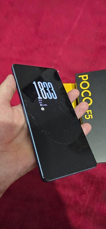 poco m4 5g: Poco F5, Б/у, 256 ГБ, цвет - Синий, 2 SIM — 5