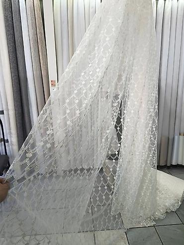 Zavese i draperije: Zavese od tila sa bogatim vezom – više dezena - Materijal: proziran — 15