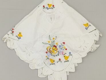 PL - Tablecloth 70 x 70, color - White, condition - Very good