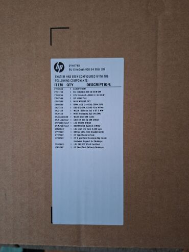 Masaüstü kompüterlər və iş stansiyaları: Mini Desktop, Bu elitedesk 800 g4 65w dm Təzədir, ümumiyətlə istifadə — 8