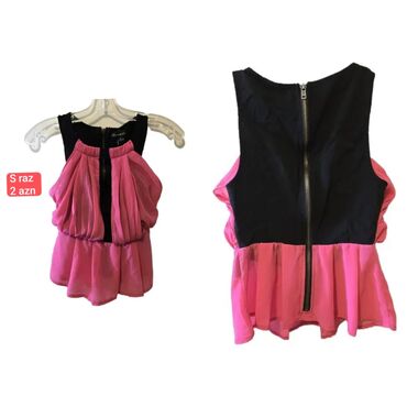 Dəstlər, kostyumlar: Qadın geyimləri dəsti – müxtəlif ölçülər 1) Qara bluz - Brend: Amisu — 22