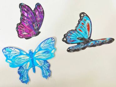 маки бабочка: Бабочки - 3 шт - декор для дома - б/у (оформление фотозоны)