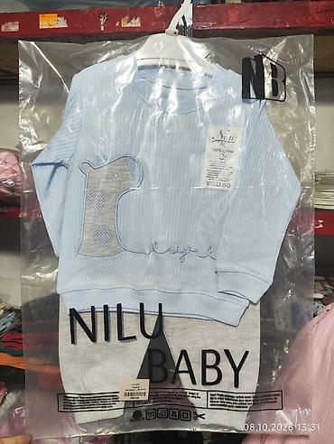 ev tipi cadir: Uşaq geyim dəstləri – 100% pambıq - Brendlər: Nilu Baby, Kids Land — 2