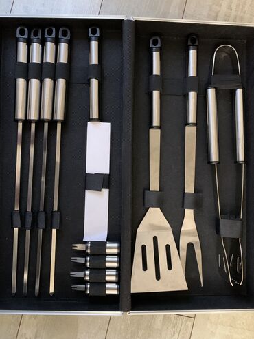 метательные ножи: Набор для шашлыка, барбекю в упаковке, в наборе шампуры, нож, щипцы