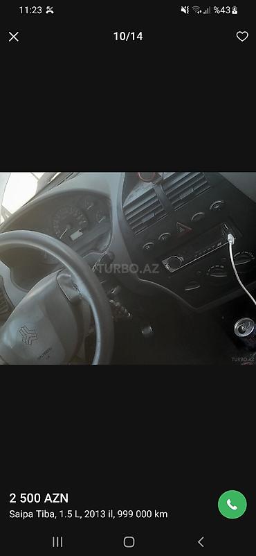accent 2013: Saipa Tiba: 1.5 l | 2013 il 999000 km Sedan — 10