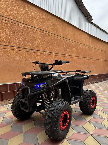 yamaha 400: Квадроцикл внедорожный, черный - Полноразмерная рама с усиленным — 2
