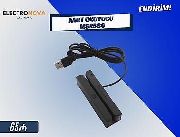 card reader: Kart Oxuyucu – MSR580 Bank kartları, bonus və üzvlük kartları üçün — 1