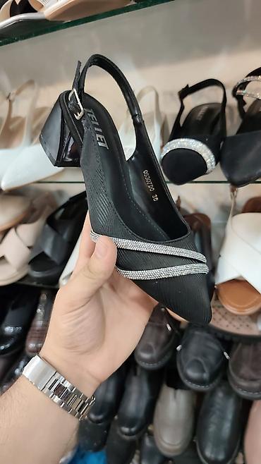 Tuflilər, Ölçü: 36, rəng - Qara, Yeni