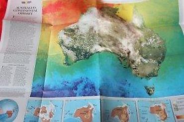 Knjige: NATIONAL GEOGRAPHIC FEBRUAR 1988. + MAPA AUSTRALIJE | National — 15