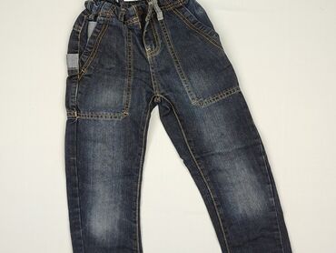 spodnie jeans tanie: Spodnie jeansowe, Inextenso, 4-5 lat, 104/110, stan - Idealny