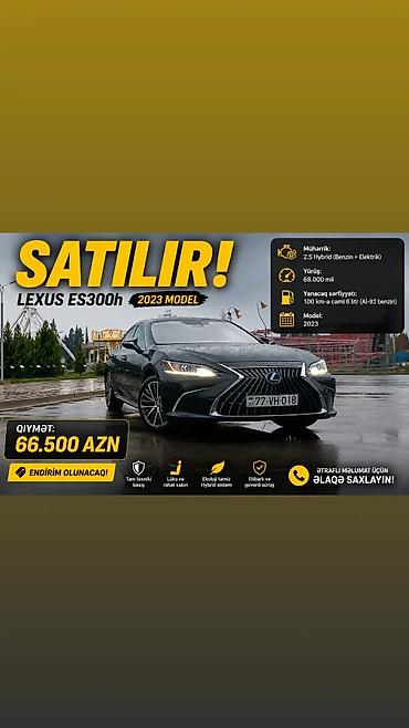 en ucuz elektrikli scooter: Lexus ES: 2.5 l | 2023 il Sedan — 1