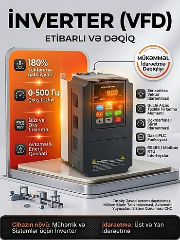 INVERTOR 🔥 Sənaye və istehsalat proseslərinizi daha səmərəli idarə