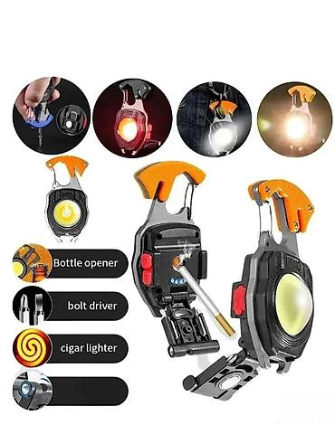 o bag: COB Lampa sa Upaljačem, Sekačem za Pojas i Alatom - Pištaljkom Ova — 1