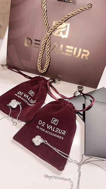 kamplekt: Dəstə daxildir: Boyunbağı, Gümüş, 925 Əyar, 7 g — 6