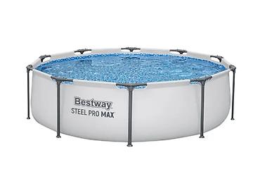 надувной лотка: Бассейн Bestway #56406 каркасный Steel Pro 305х76см. 4678 литр — 3