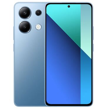 xiaomi note 11: Xiaomi Redmi Note 13, 256 ГБ, цвет - Голубой, 
 Сенсорный, Отпечаток пальца, Две SIM карты