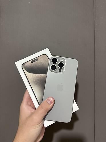 iphone xs цена ош: IPhone 15 Pro Max, Б/у, 256 ГБ, Natural Titanium, Зарядное устройство, Защитное стекло, Чехол, 85 % — 1