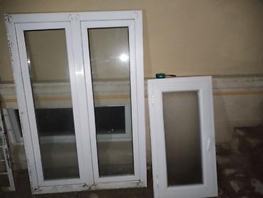 Окна: 3 pəncərə, 1 fortocka., rewotkalar və 1 ed demir qapi+teze setka. 550 — 4