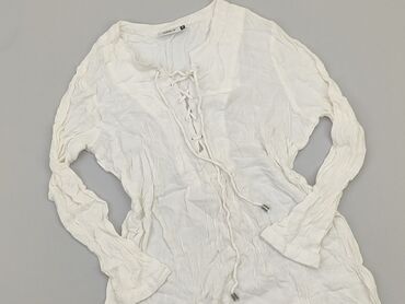 bluzki bawełniane długi rekaw: Blouse, Only, L (EU 40), condition - Good