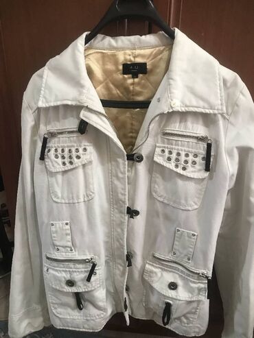 Джинсовые куртки: Джинсовая куртка, Осень-весна, 2XL — 6