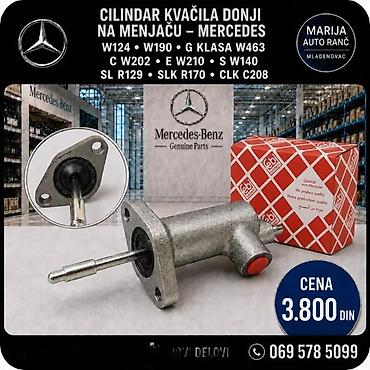 Prenosni sistem: CILINDAR KVACILA MERCEDES 124 190 C E S SL SLK CLK ML MB100 | — 3