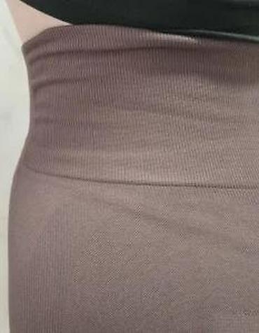 Helanke, biciklistički šortsevi: Ženske sportske helanke – visoki struk, tamno braon - Kroj: uske — 15