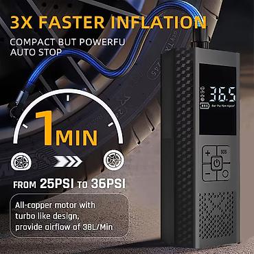 Транспорт: STSCELZ Portativ Smart Nasos (Power Bank və LED İşıqlandırma) — 6