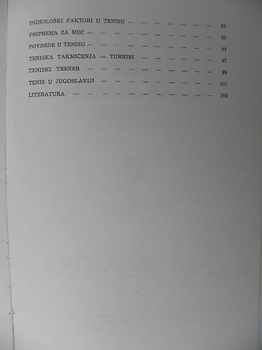 gitareo: Knjiga: Tenis, autor: Radmilo Armenulic, 1985. god — 5