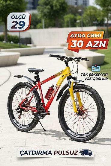 Velosiped – aylıq ödənişli təklif - Ölçü: 29 və 26 - Aylıq ödəniş: 29 lalafo.az -da Velosiped – aylıq ödənişli təklif - Ölçü: 29 və 26 - Aylıq ödəniş: 29