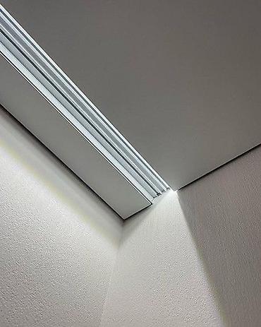 натяжные стены: Натяжной потолок Матовое, 3D потолки, Глянцевое Монтаж — 5