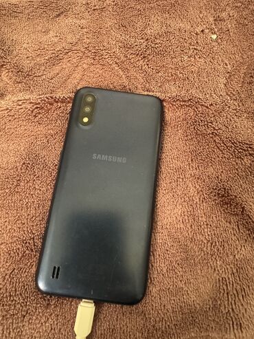 samsung c5: Samsung Galaxy A01, 8 GB, rəng - Göy, Sensor, Barmaq izi