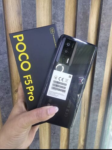 Poco: Poco F5 Pro, Б/у, 256 ГБ, цвет - Черный, 2 SIM