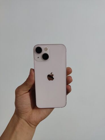 pixel 5: IPhone 13 mini, Б/у, 128 ГБ, Розовый, Зарядное устройство, Кабель, 80 %