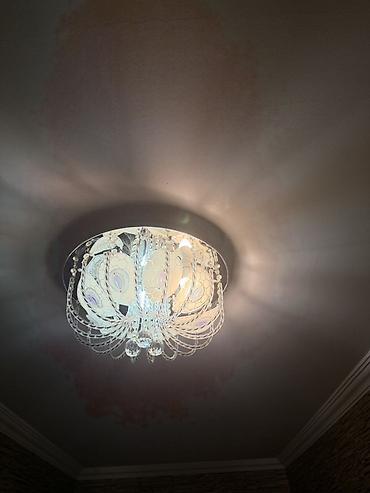 lan kabeli: Led Çılçıraq, 4 və daha çox lampa, Xrustal — 4