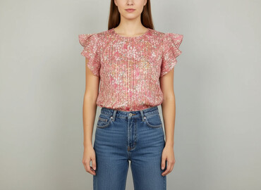 bluzki boho plus size: Bluzka damska, rozmiar M
