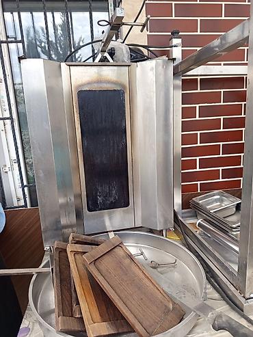 hava üfürən: Doner/Kebab avadanlıqları paketi Tərkibi: - Şaquli doner aparatı — 3