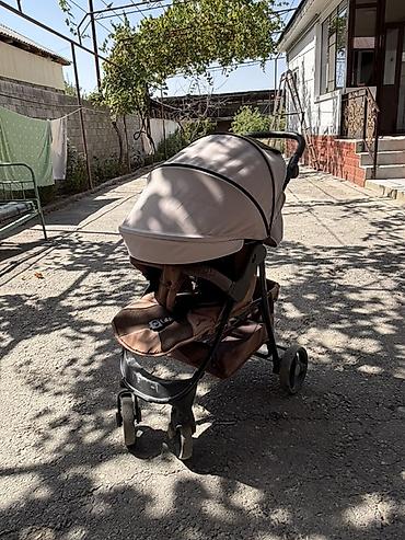 soft shell: Коляска, Babytime, цвет - Коричневый, Б/у — 1