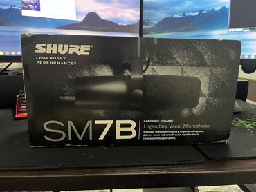 Студийные микрофоны: Микрофон Shure SM7B Новый, открывался для фото В комплекте только сам